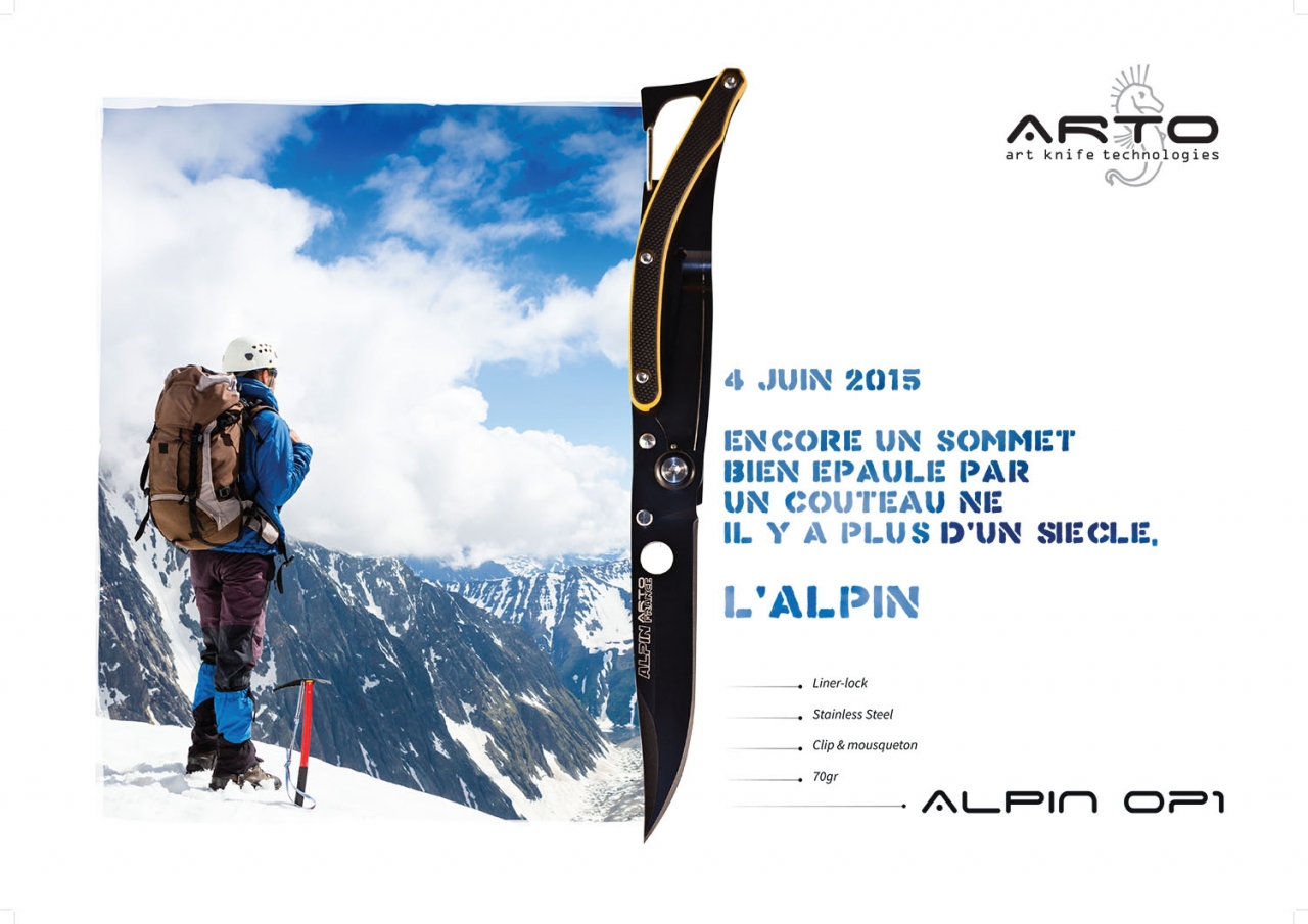 Romain Belotti - Graphiste à Lyon Arto Knives       Publicité
